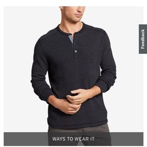 XL Tall Eddie Bauer Thermal Henley